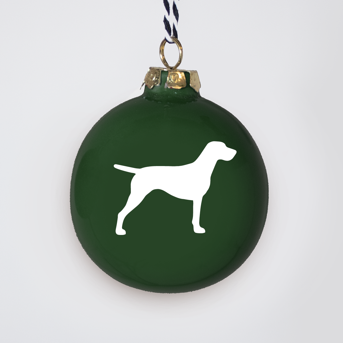 Christmas tree bauble dachshund sand large