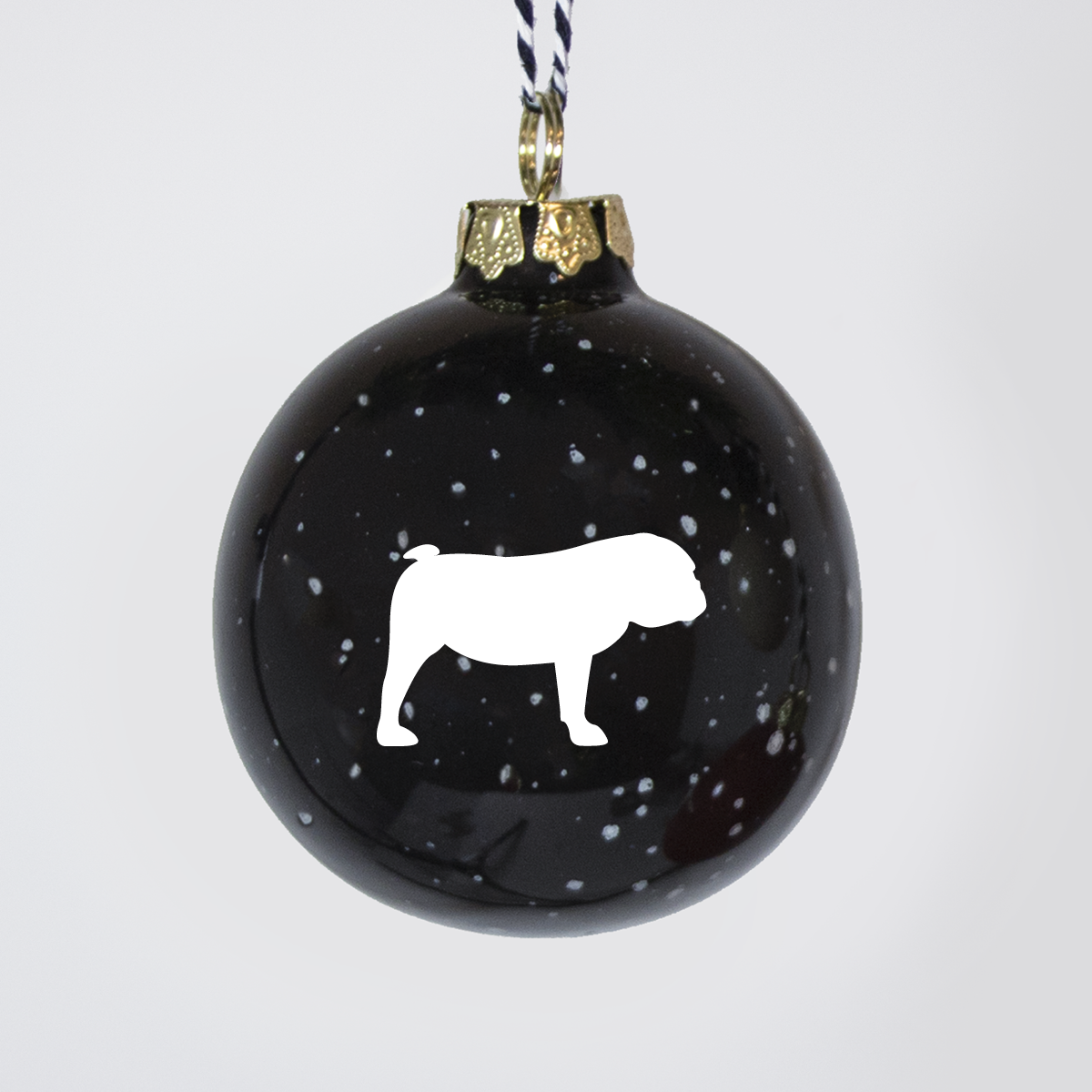 Christmas tree bauble dachshund sand large