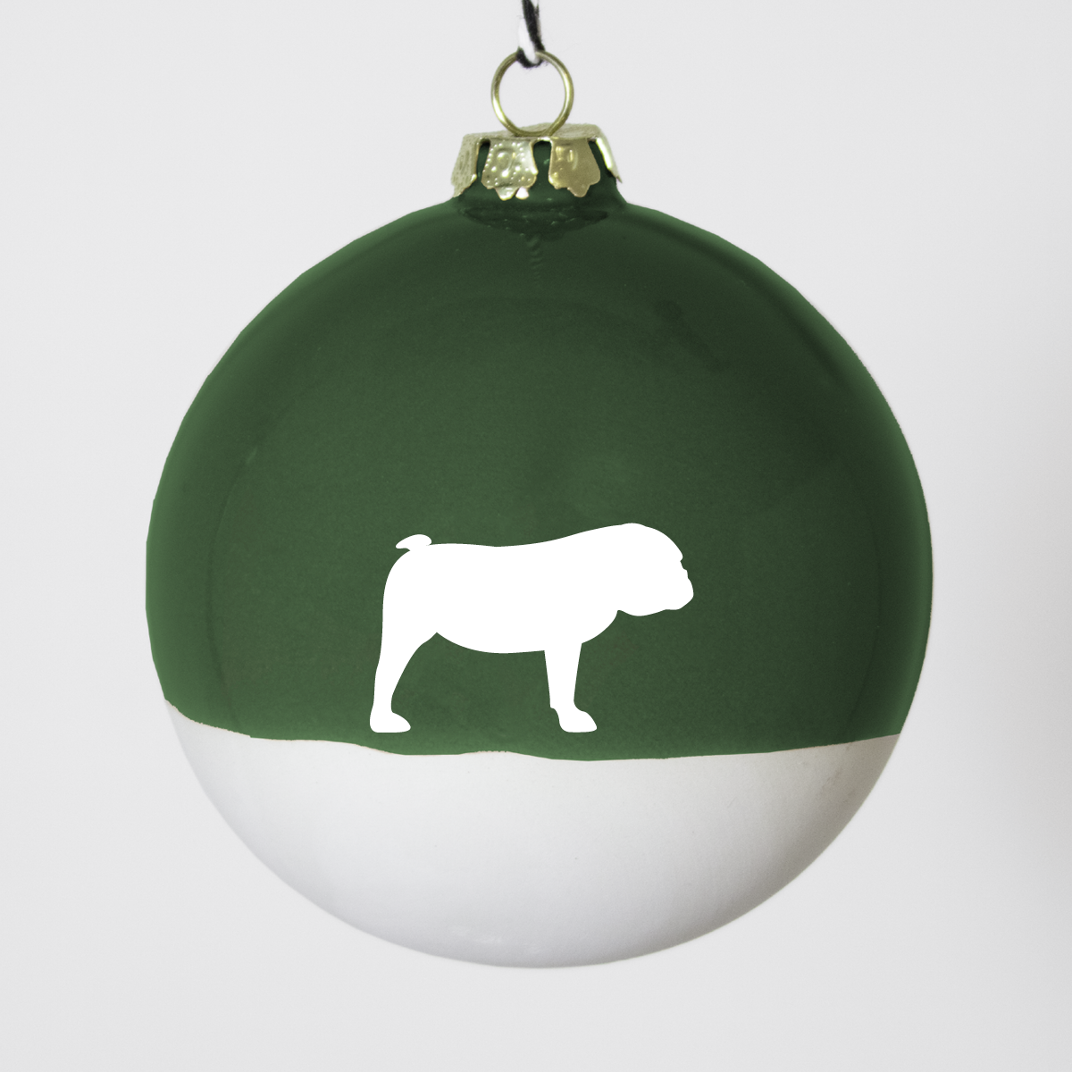Christmas tree bauble dachshund sand large