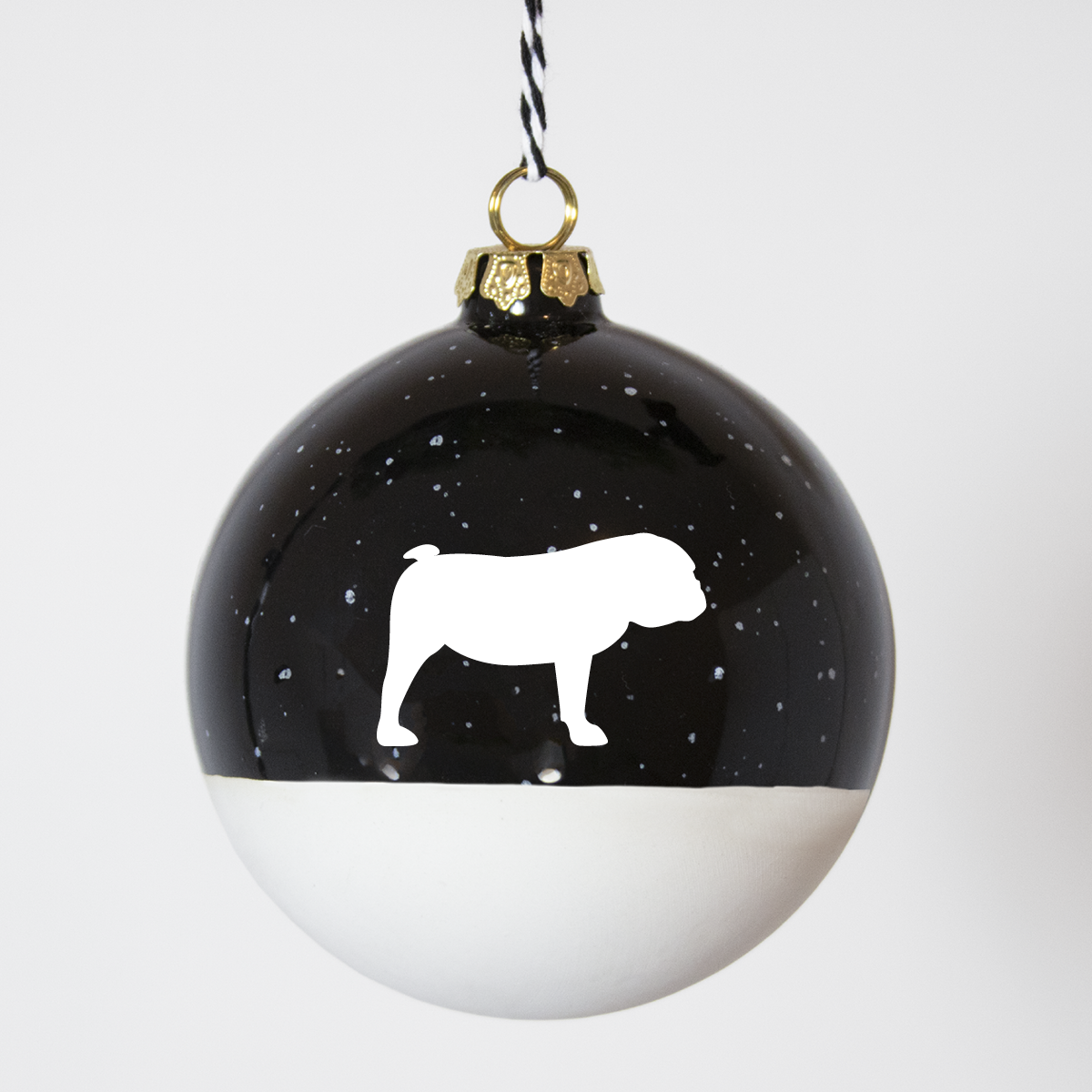 Christmas tree bauble dachshund sand large