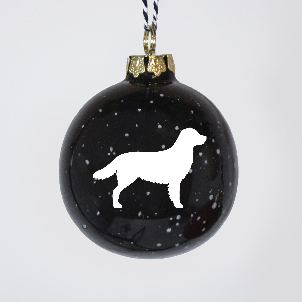 Christmas tree bauble dachshund sand large