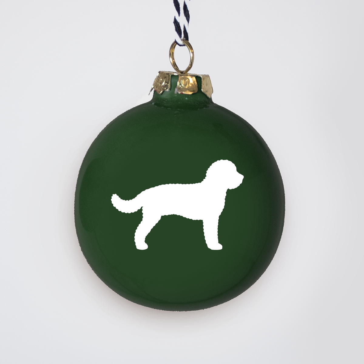Christmas tree bauble dachshund sand large