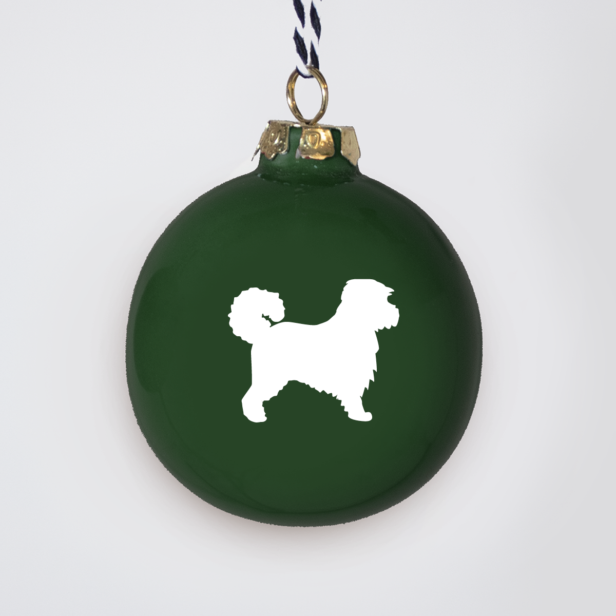 Christmas tree bauble dachshund sand large