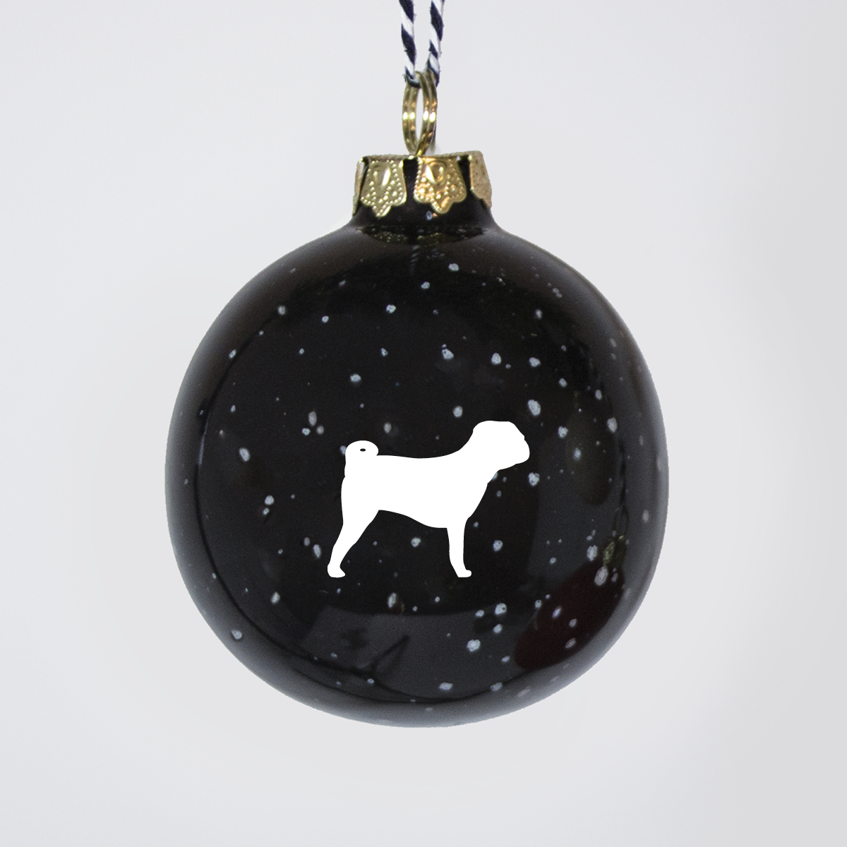 Christmas tree bauble dachshund sand large