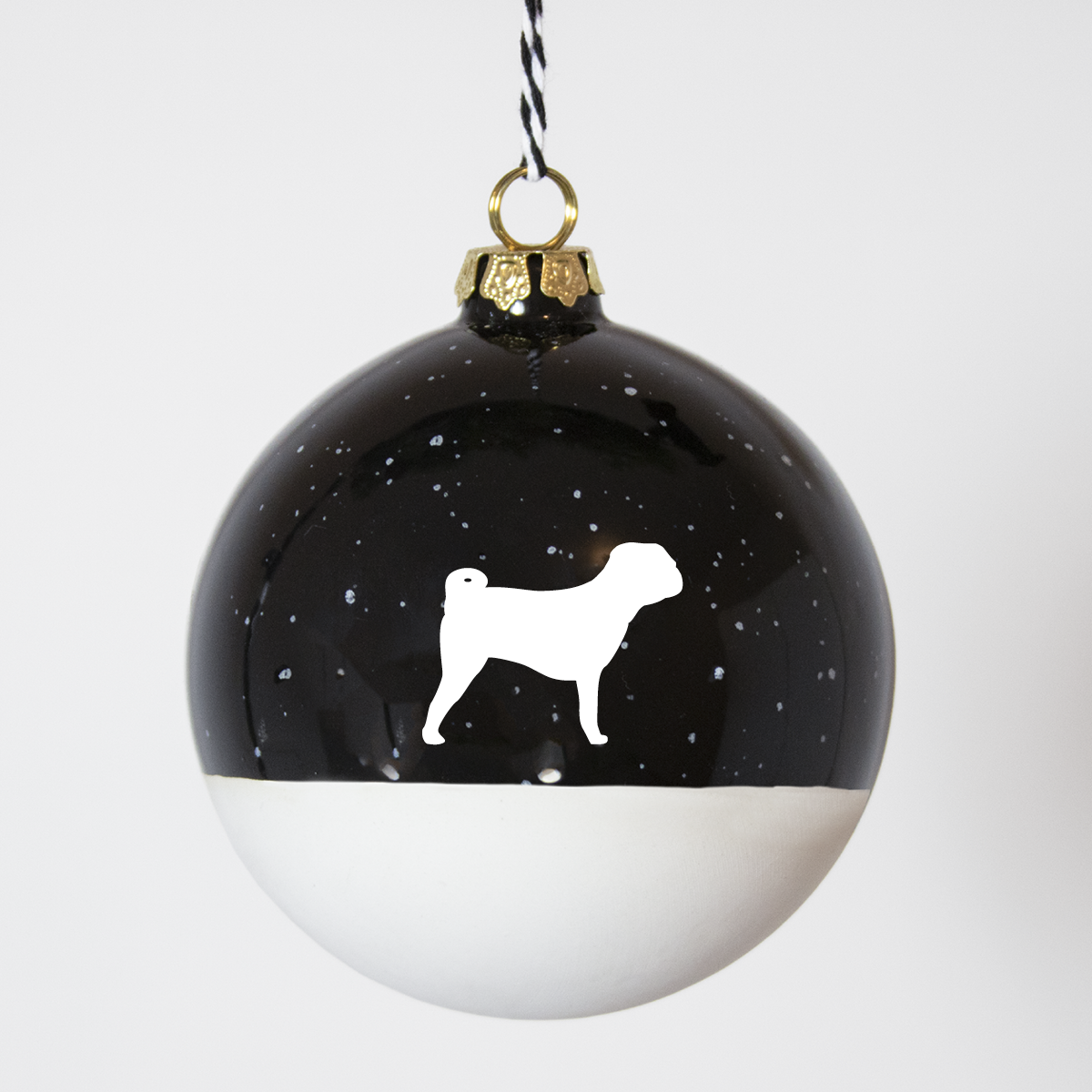 Christmas tree bauble dachshund sand large