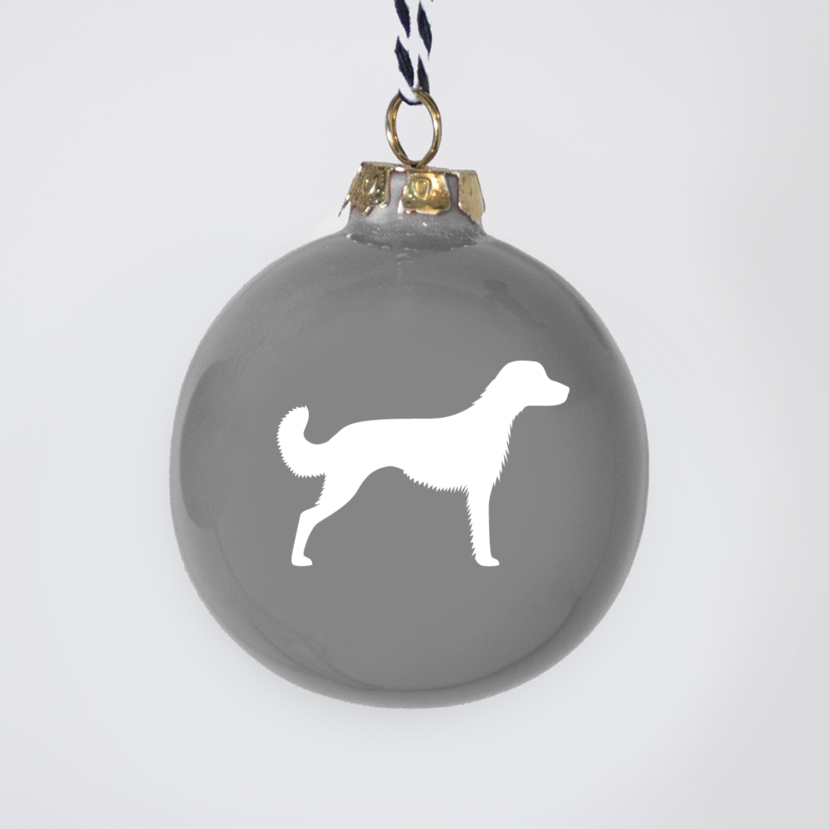 Christmas tree bauble dachshund sand large