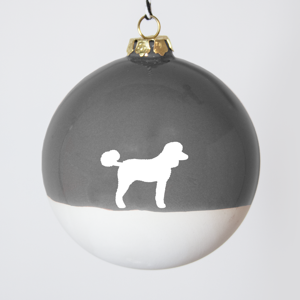 Christmas tree bauble dachshund sand large