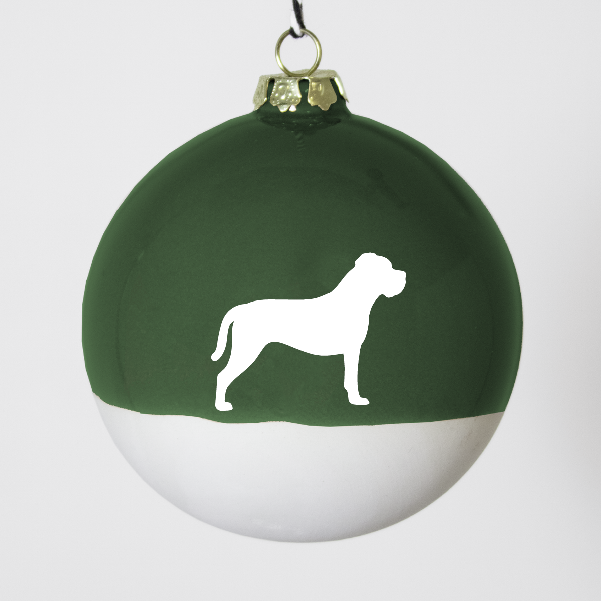 Christmas tree bauble dachshund sand large