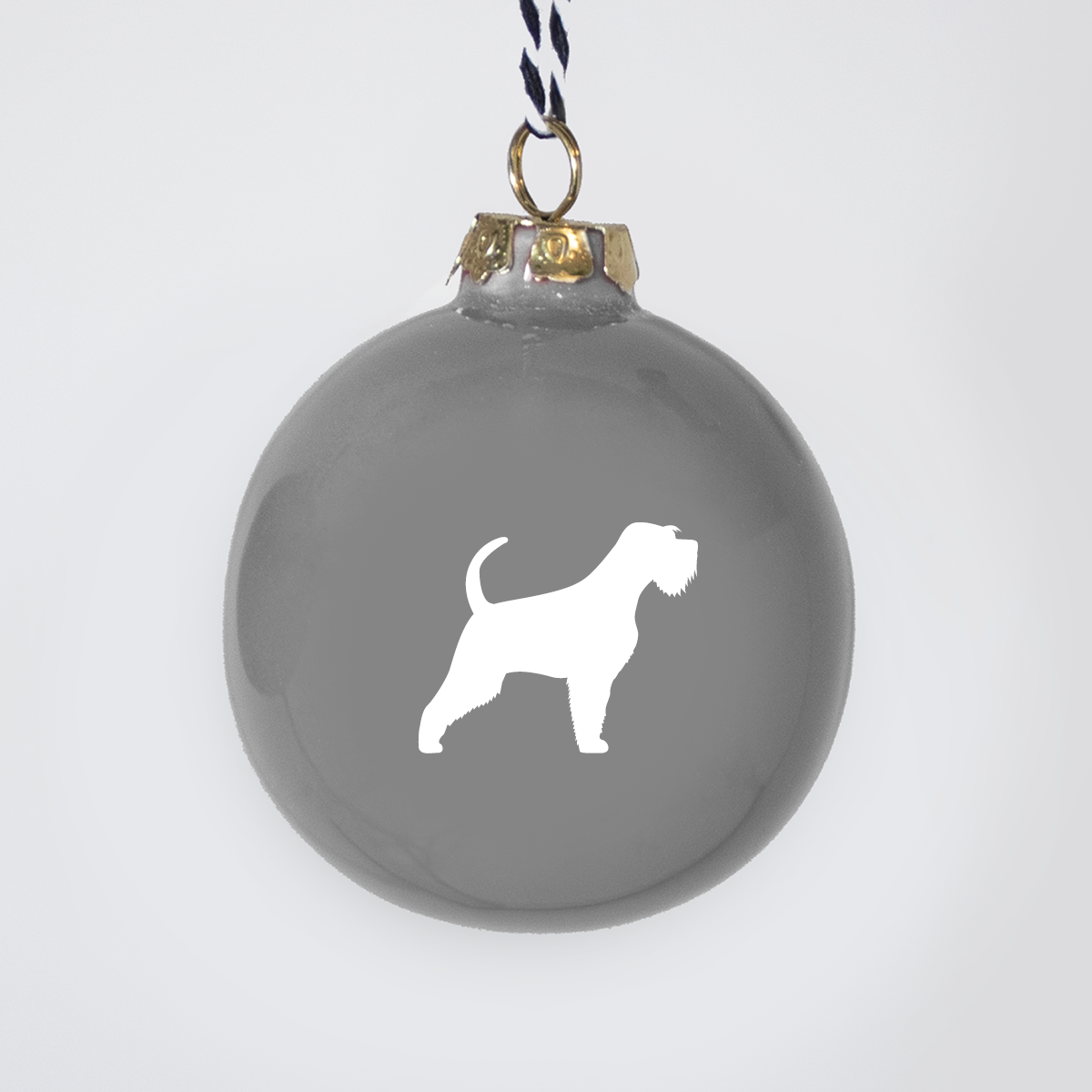 Christmas tree bauble dachshund sand large