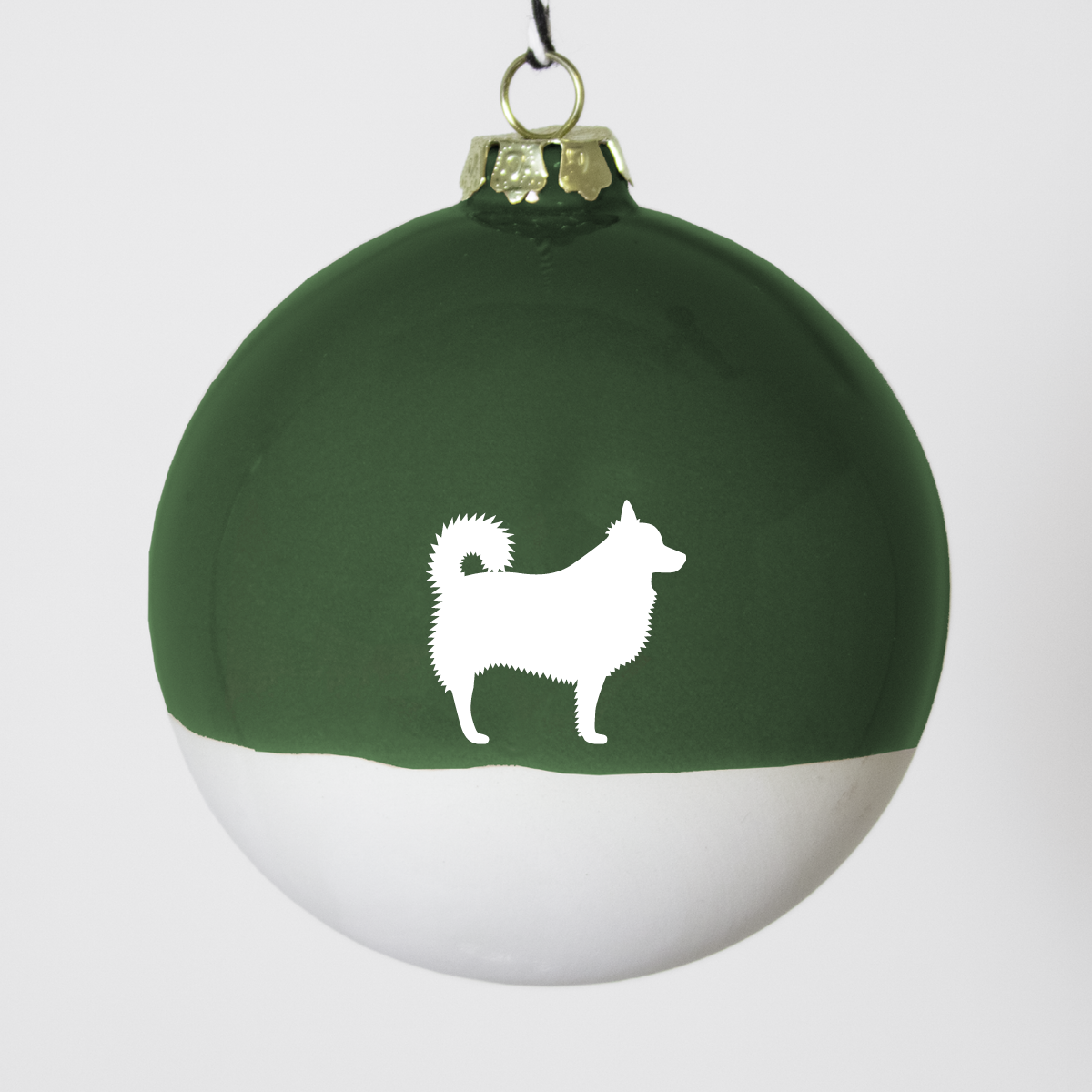 Christmas tree bauble dachshund sand large
