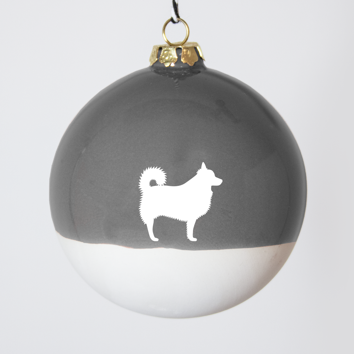 Christmas tree bauble dachshund sand large