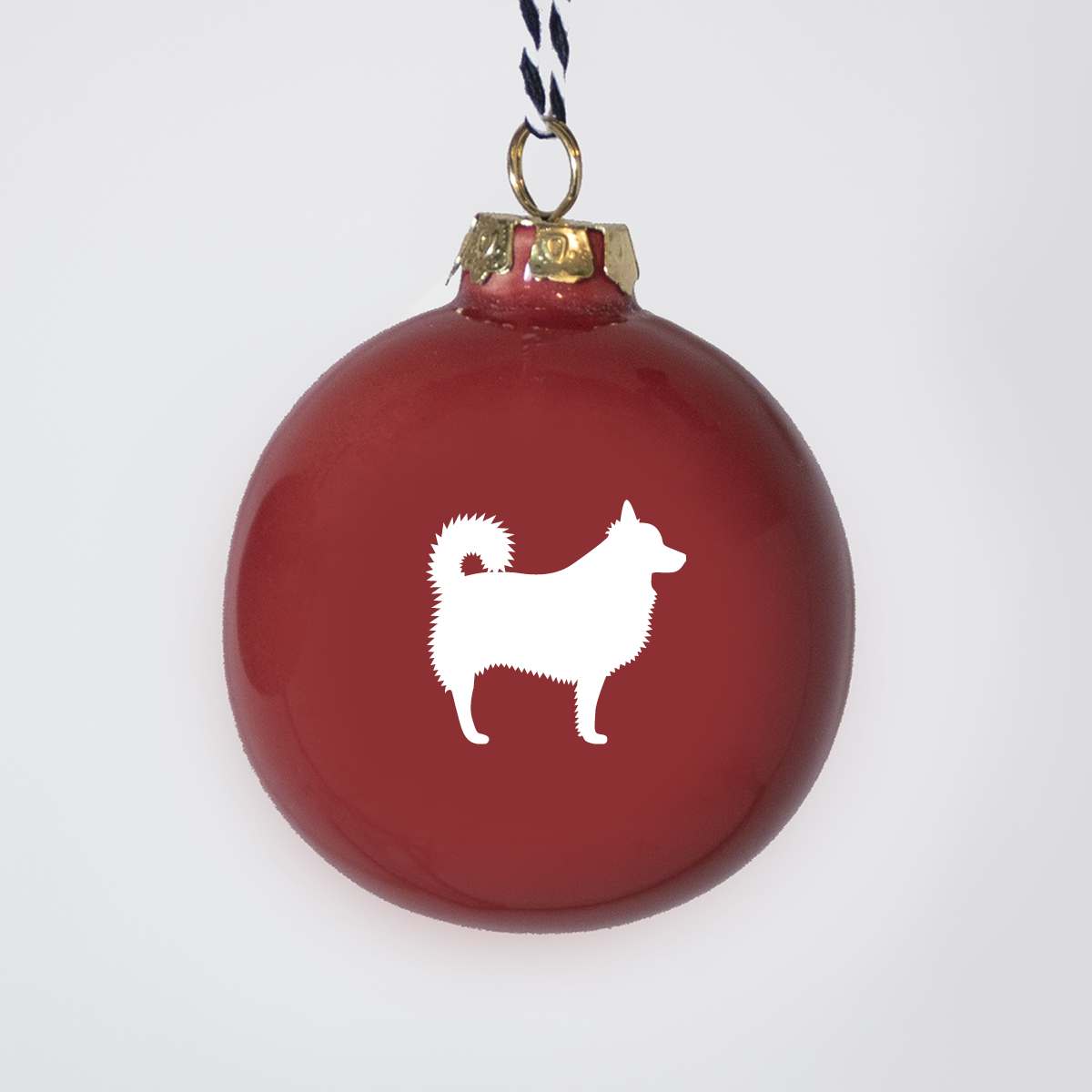 Christmas tree bauble dachshund sand large