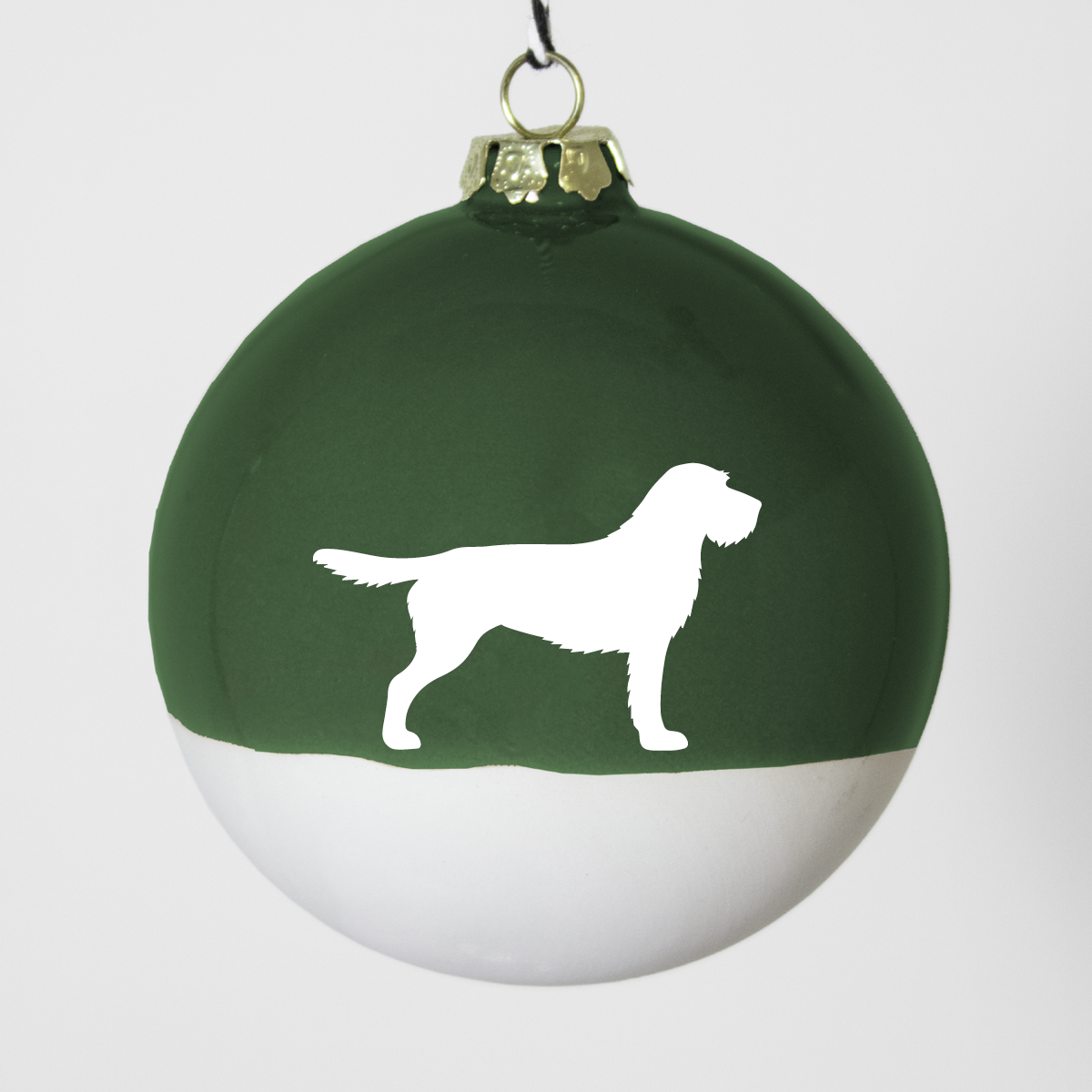 Christmas tree bauble dachshund sand large