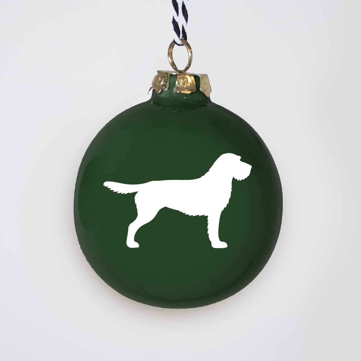 Christmas tree bauble dachshund sand large