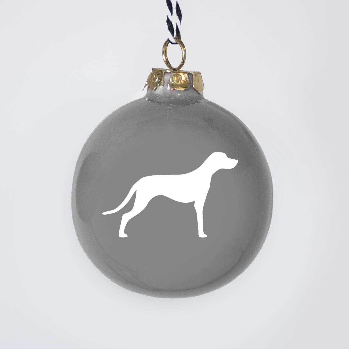 Christmas tree bauble dachshund sand large