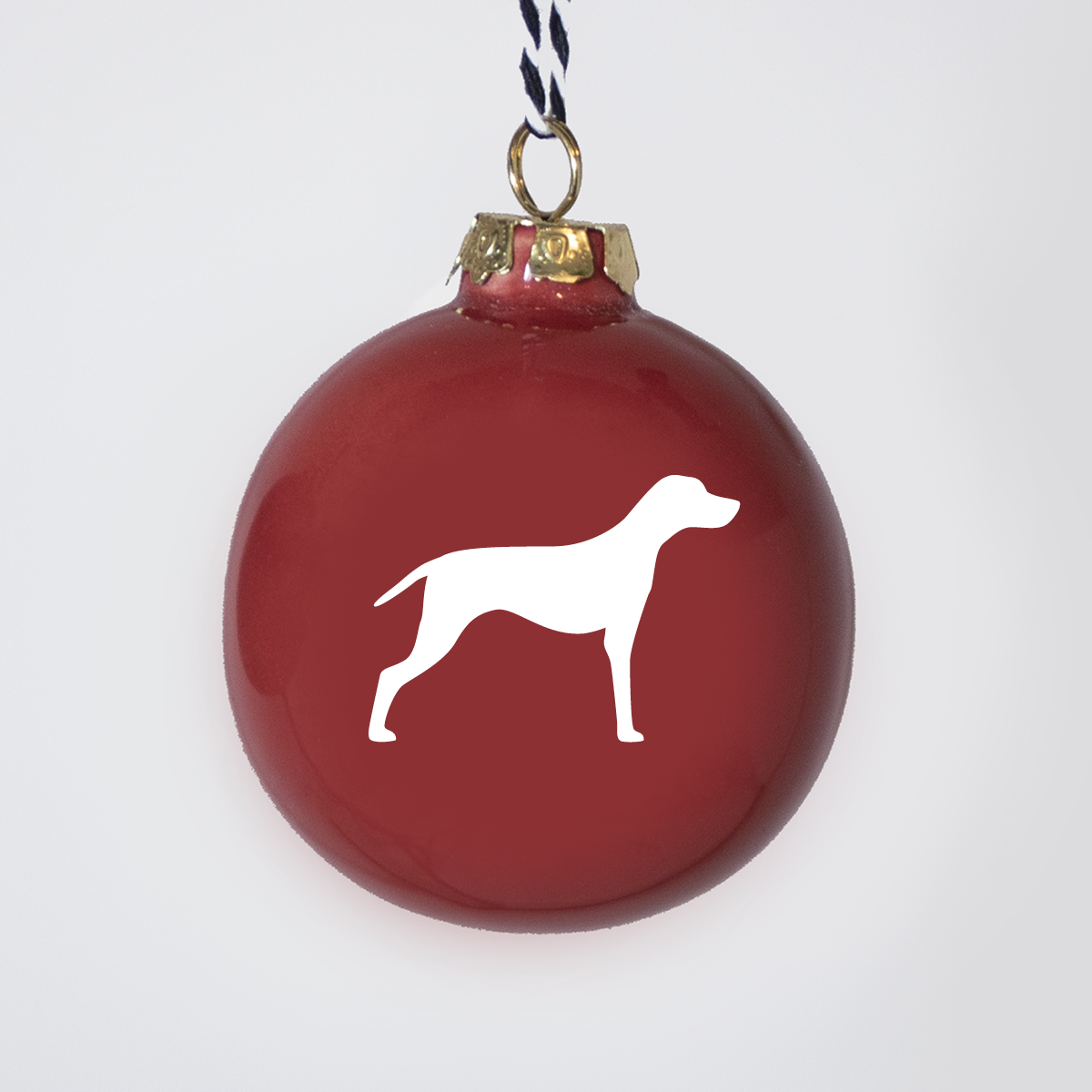 Christmas tree bauble dachshund sand large