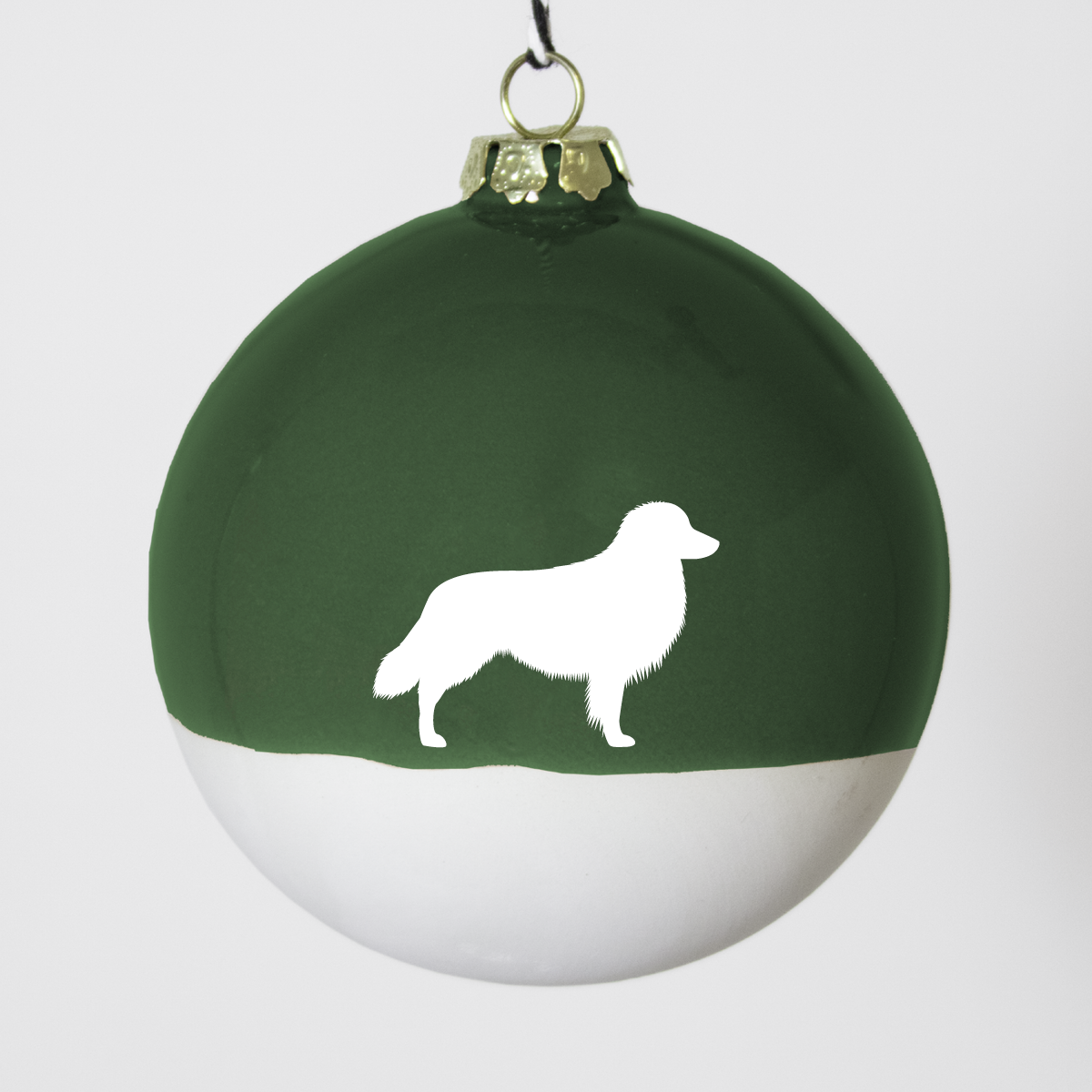 Christmas tree bauble dachshund sand large