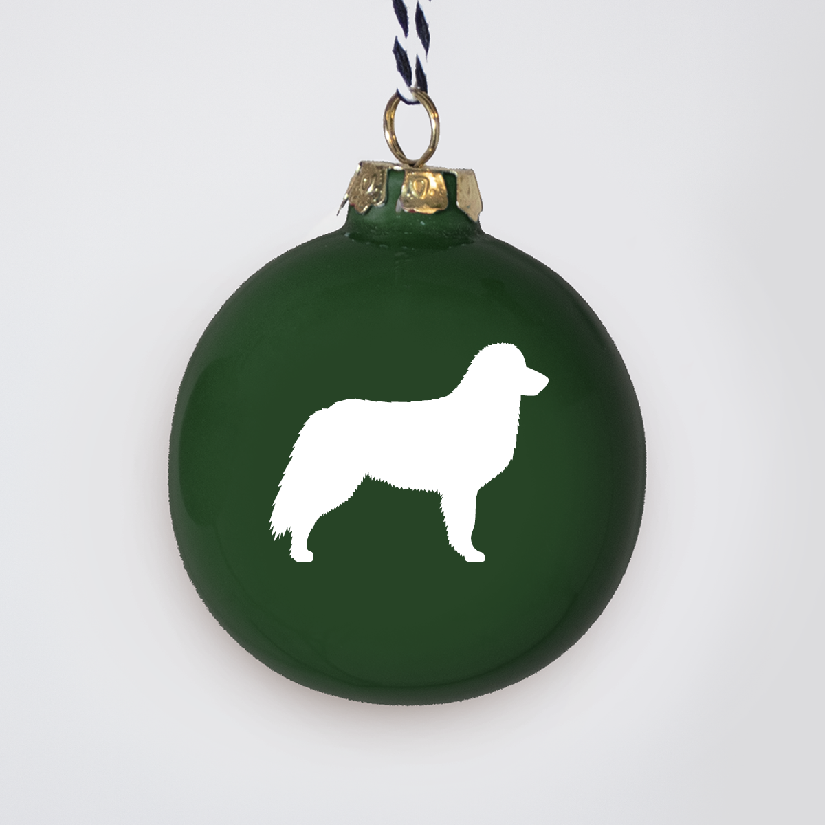 Christmas tree bauble dachshund sand large