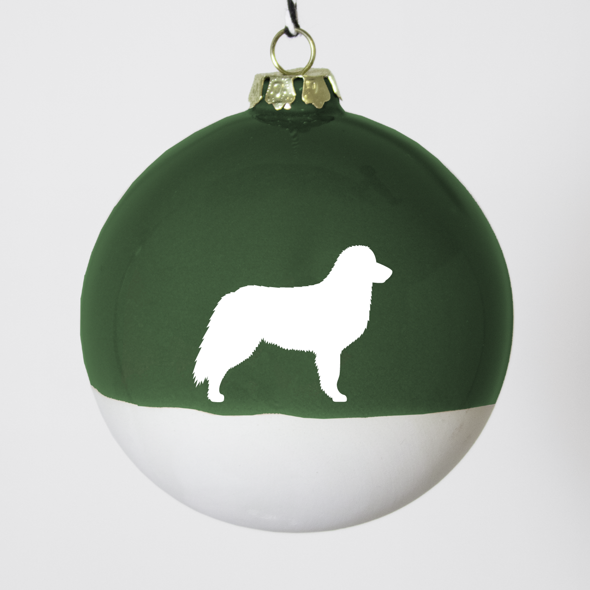 Christmas tree bauble dachshund sand large