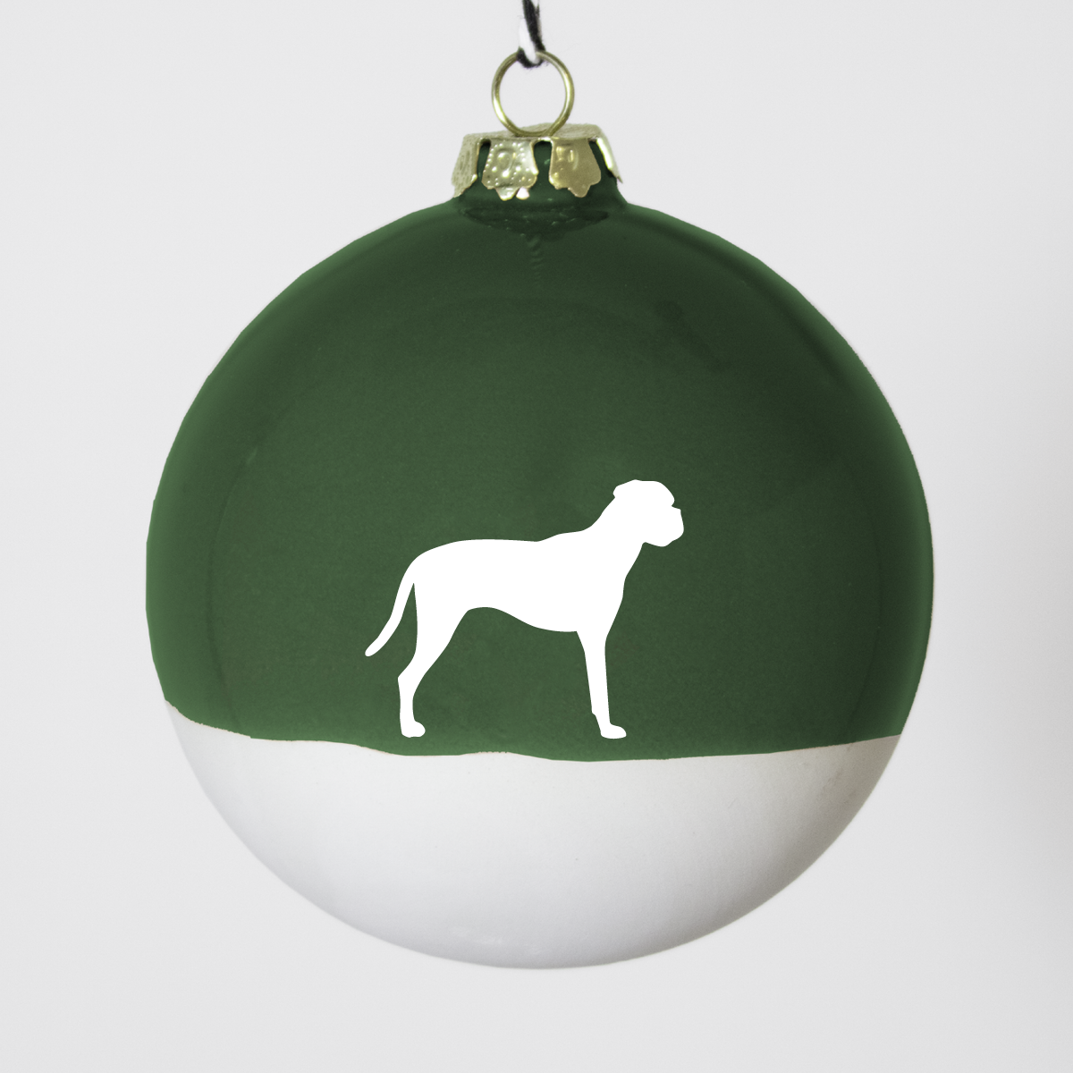 Christmas tree bauble dachshund sand large