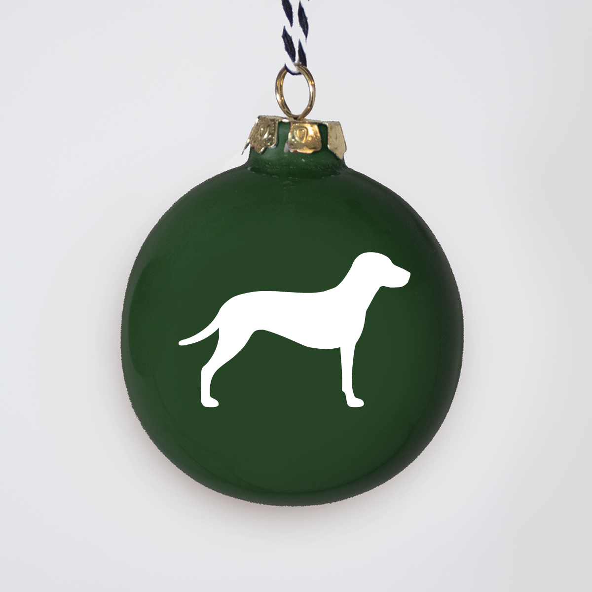 Christmas tree bauble dachshund sand large