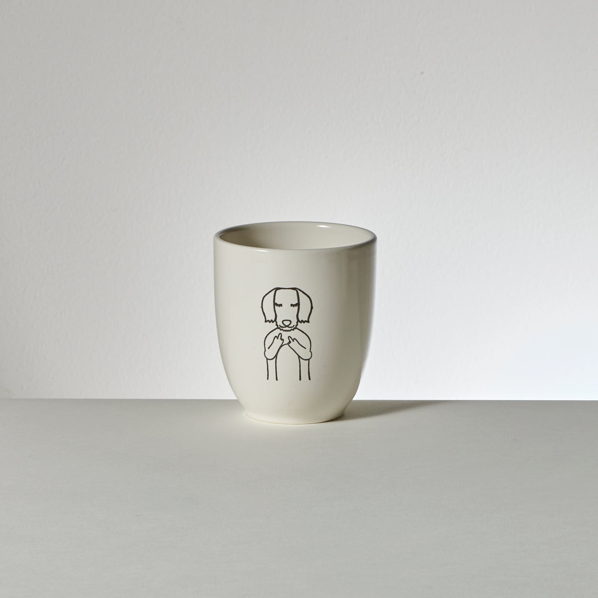 Alma & Gustl Keramik Becher Dackel