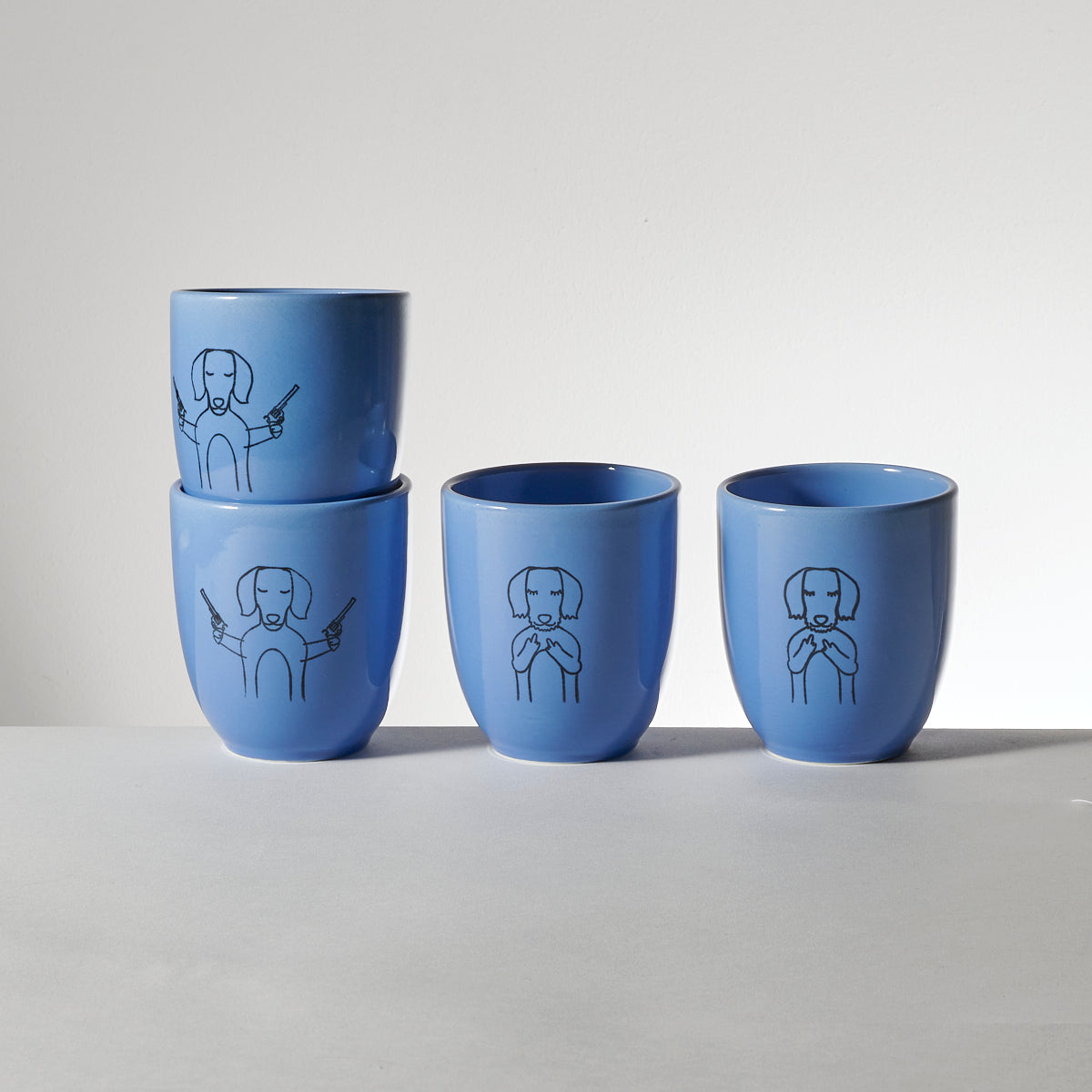 Alma & Gustl Keramik Becher Dackel