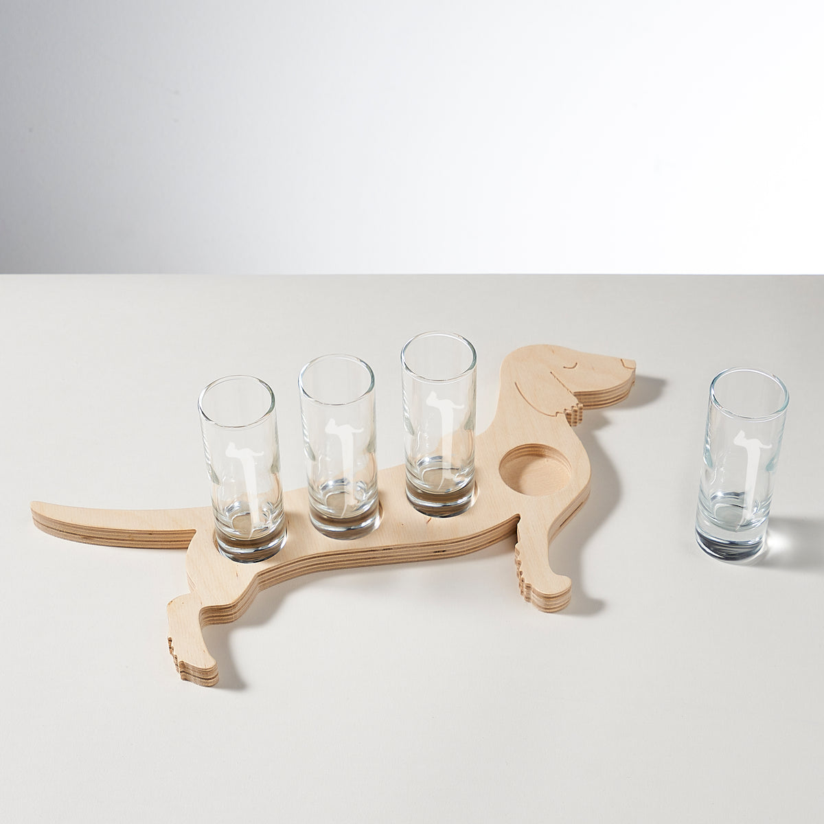 Stamperl Dackel (ohne Gläser)