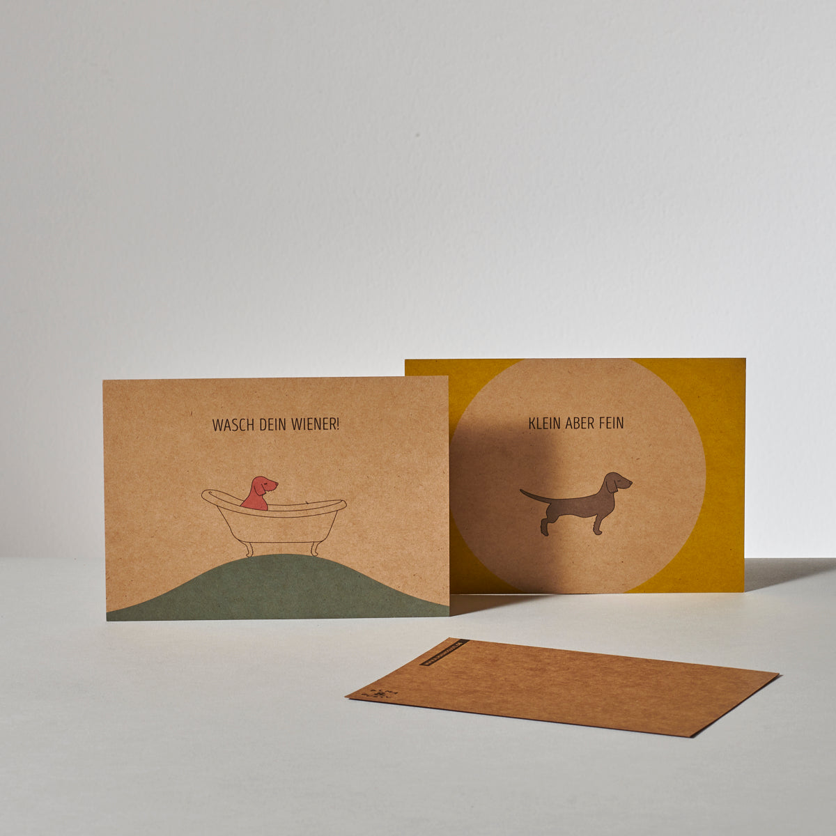 Alma & Gustl Papier Postkarten Dackel