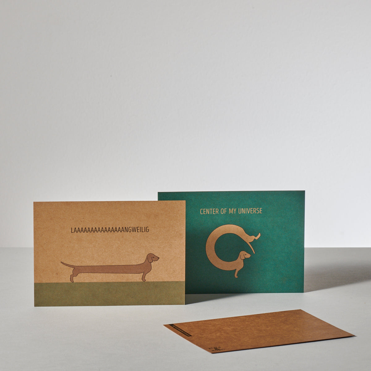 Alma & Gustl Papier Postkarten Dackel