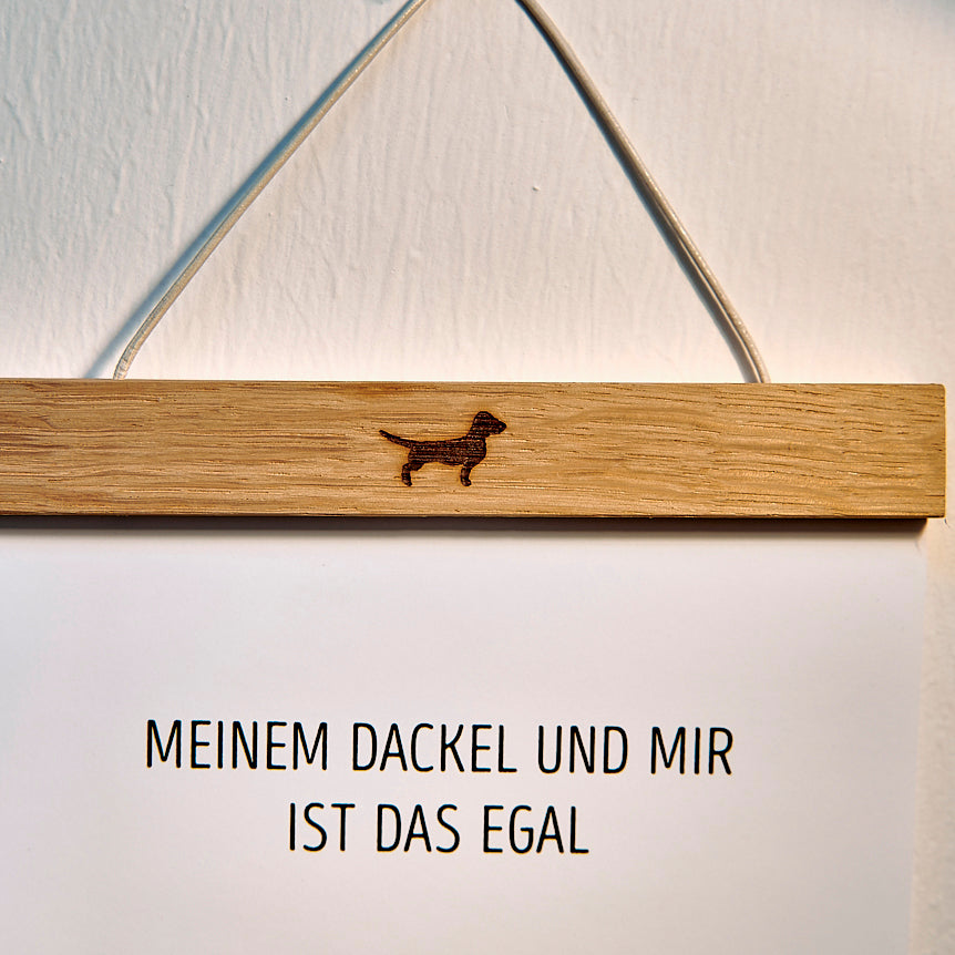 Dackel Poster Posterleiste von Alma & Gustl
