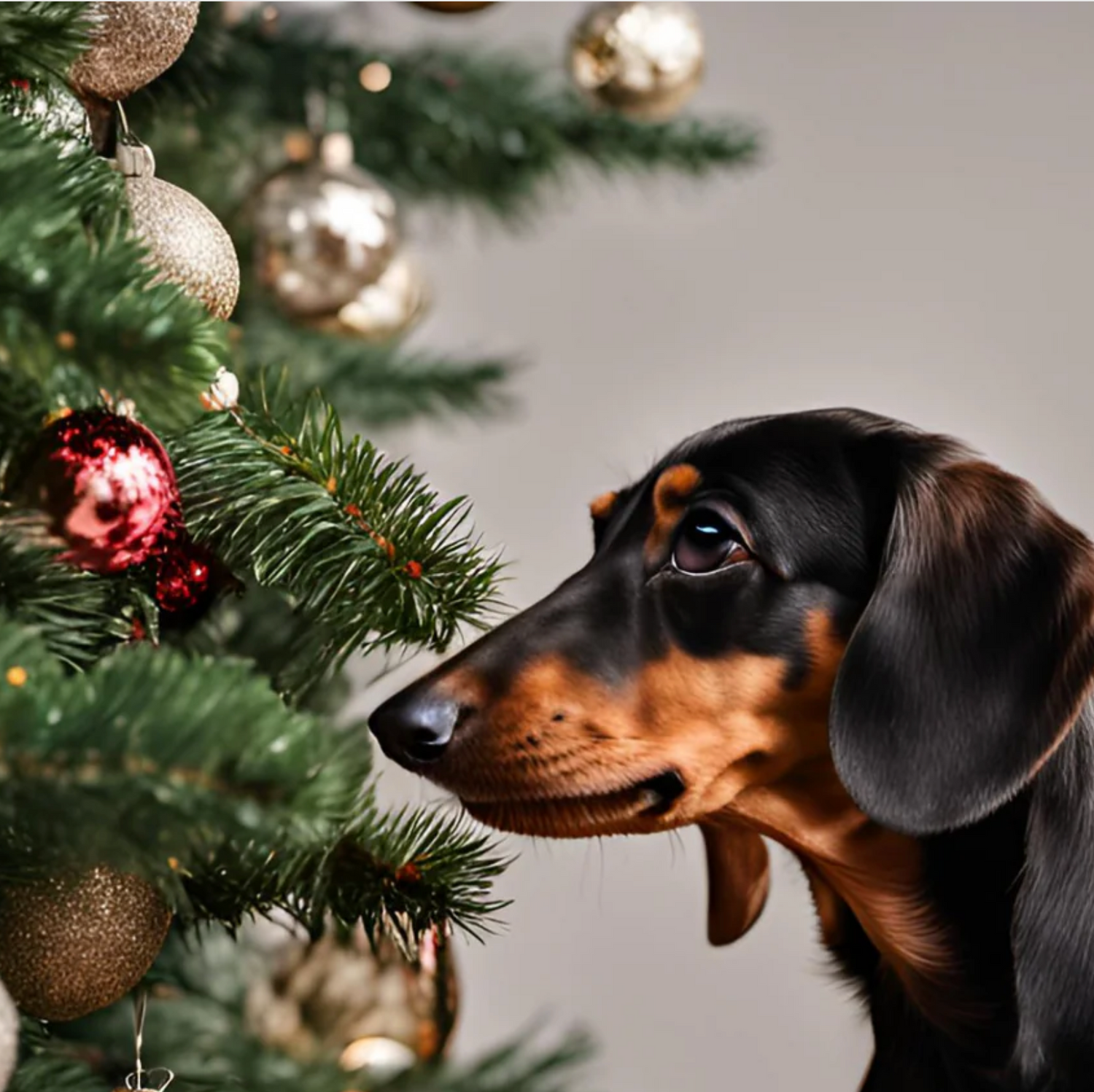 Weihnachten aus Sicht von Dackeldame Alma: Der Baum, das Papier und das große Futtern