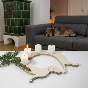 Adventskranz-Dackel XL LIMITED EDITION