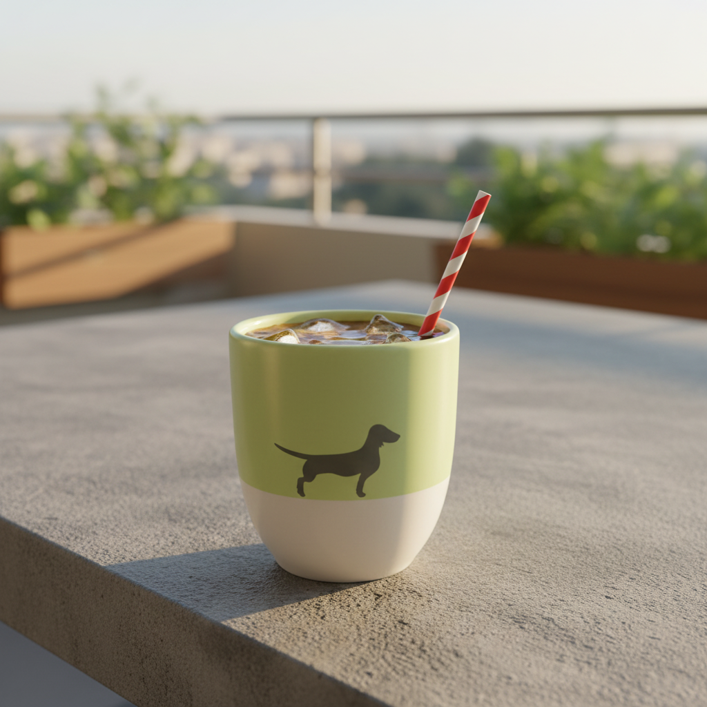 LIMITED EDITION: Becher Lieblingshund Powder Green