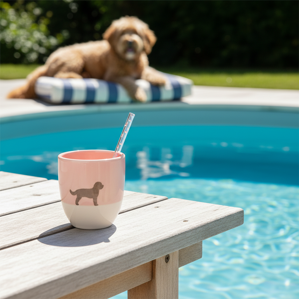 Becher Lieblingshund Powder Rose