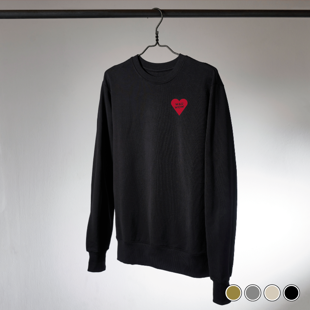 Unisex Sweater: WAU WOW LOVE