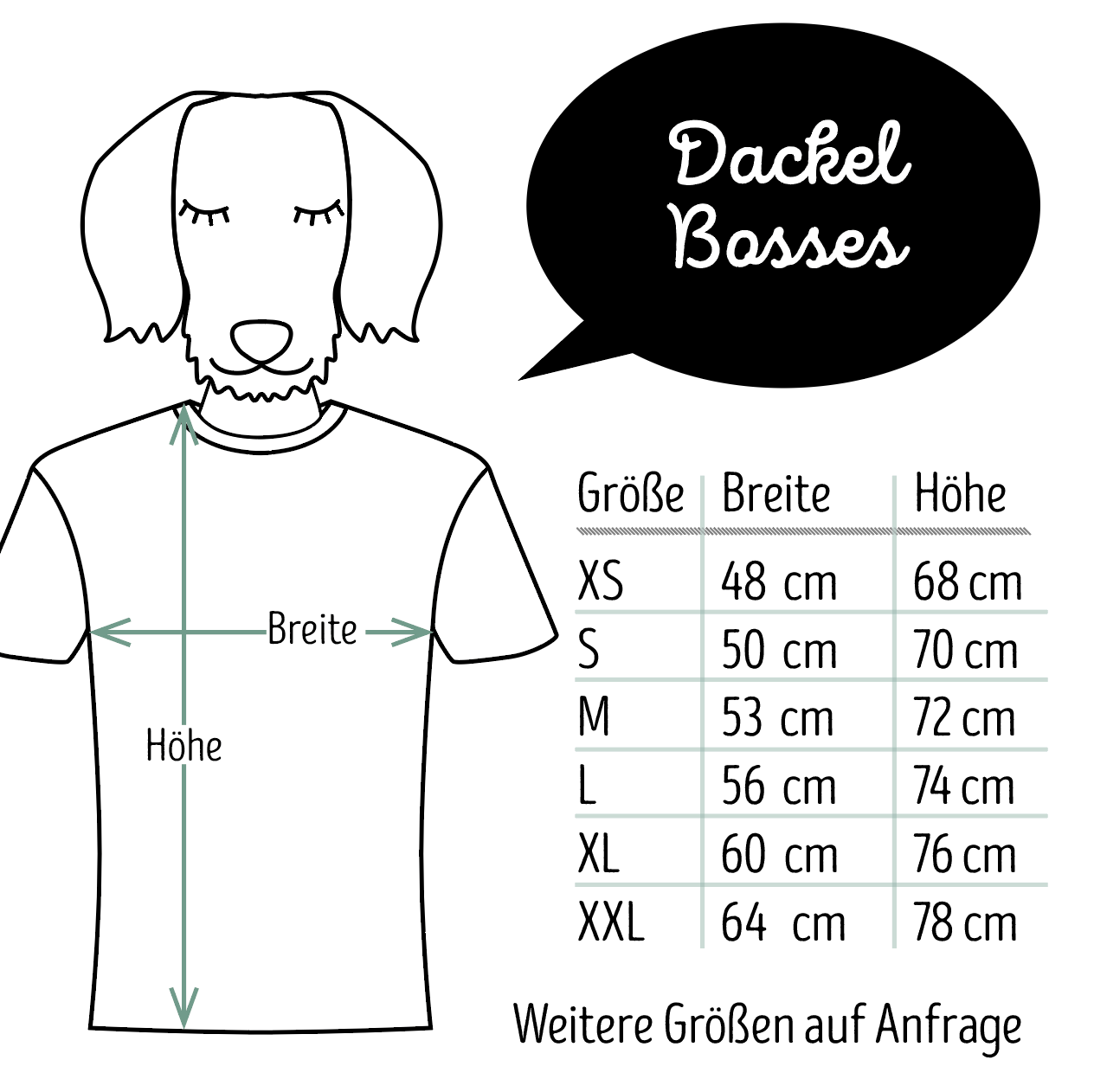 Unisex T-Shirt: Dackel Boss Gustl