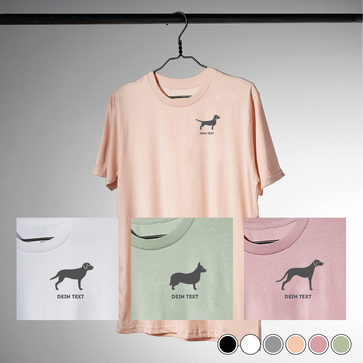 Unisex T-Shirt Lieblingshund: personalisiert