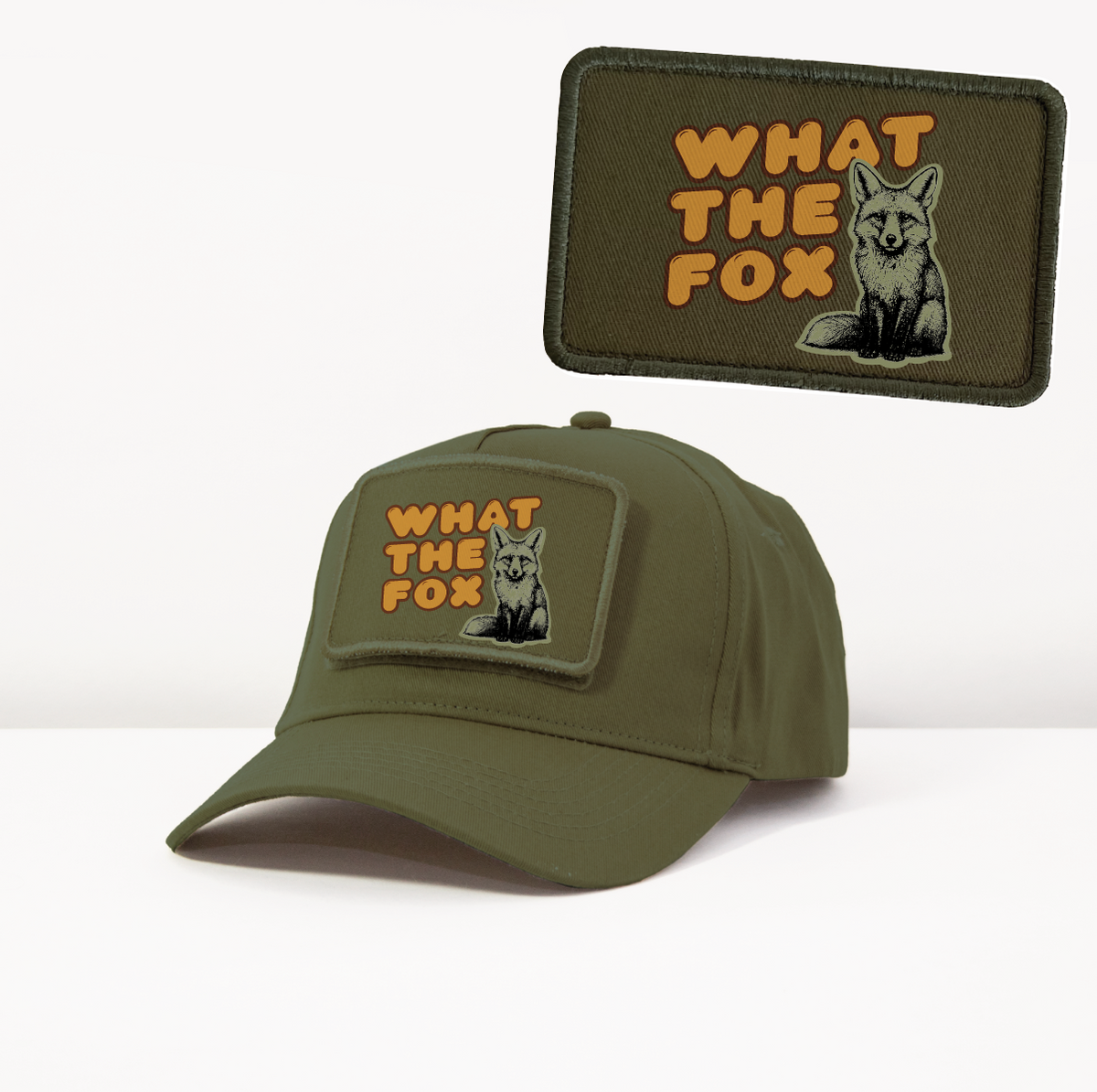 Cap „What the Fox“ Olive