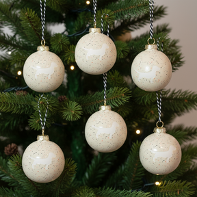 Christmas tree bauble dachshund sand large