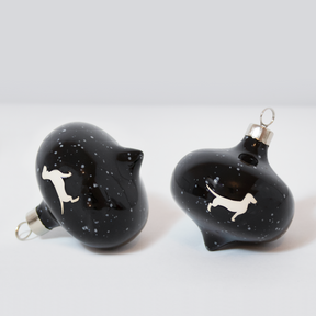 Christbaumkugel Drop Lieblingshund Night Sky