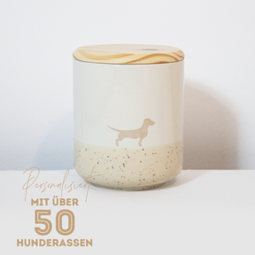 Leckerlidose groß Lieblingshund Sand