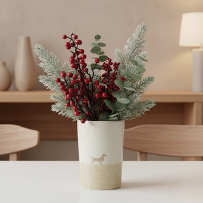 Vase 16 Lieblingshund Sand