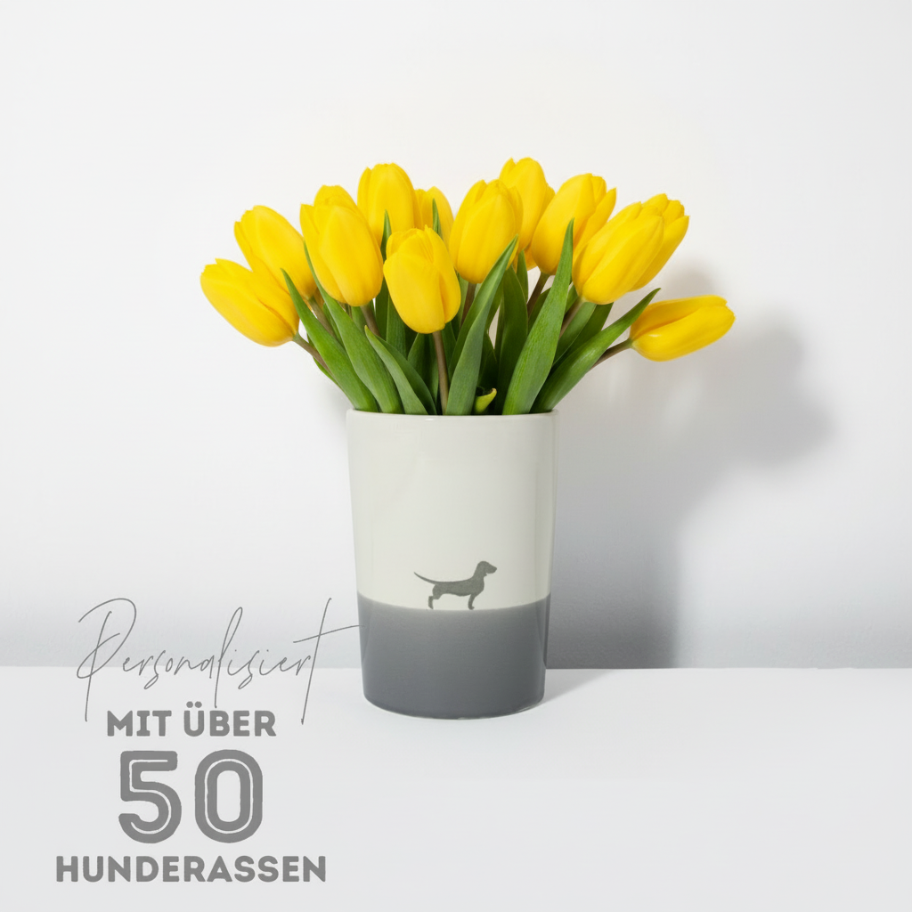 Vase 16 Lieblingshund Dusty