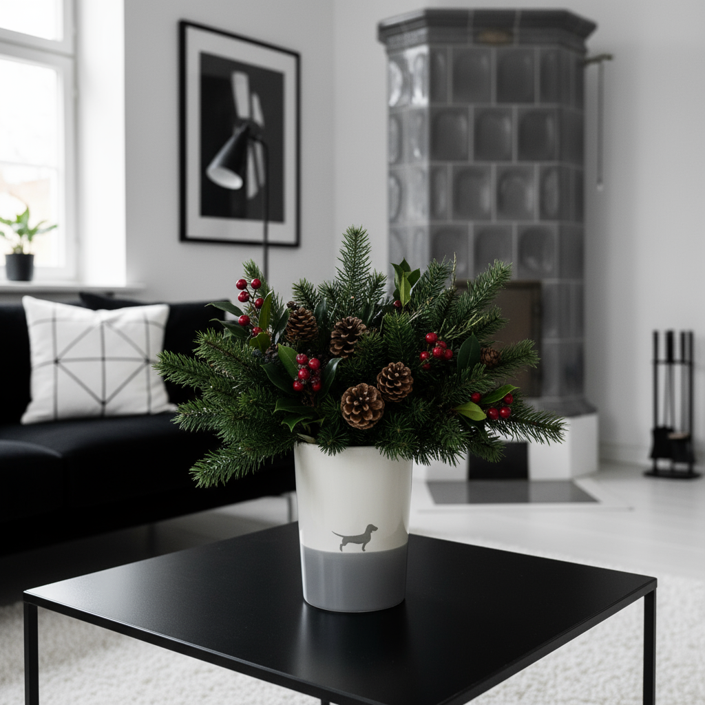 Vase 16 Lieblingshund Dusty