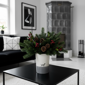 Vase 16 Lieblingshund Dusty