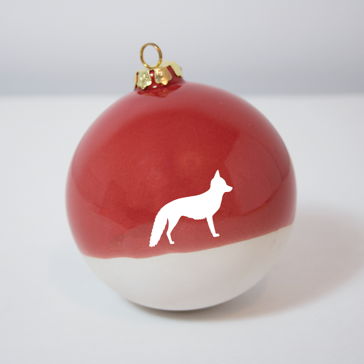 Große Christbaumkugel Fuchs Ruby Red