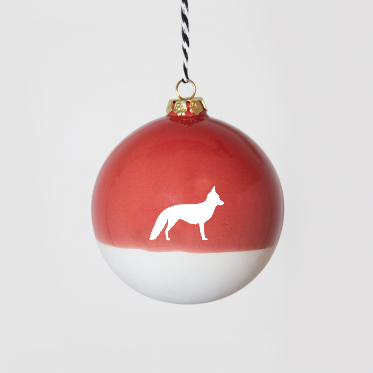 Große Christbaumkugel Fuchs Ruby Red