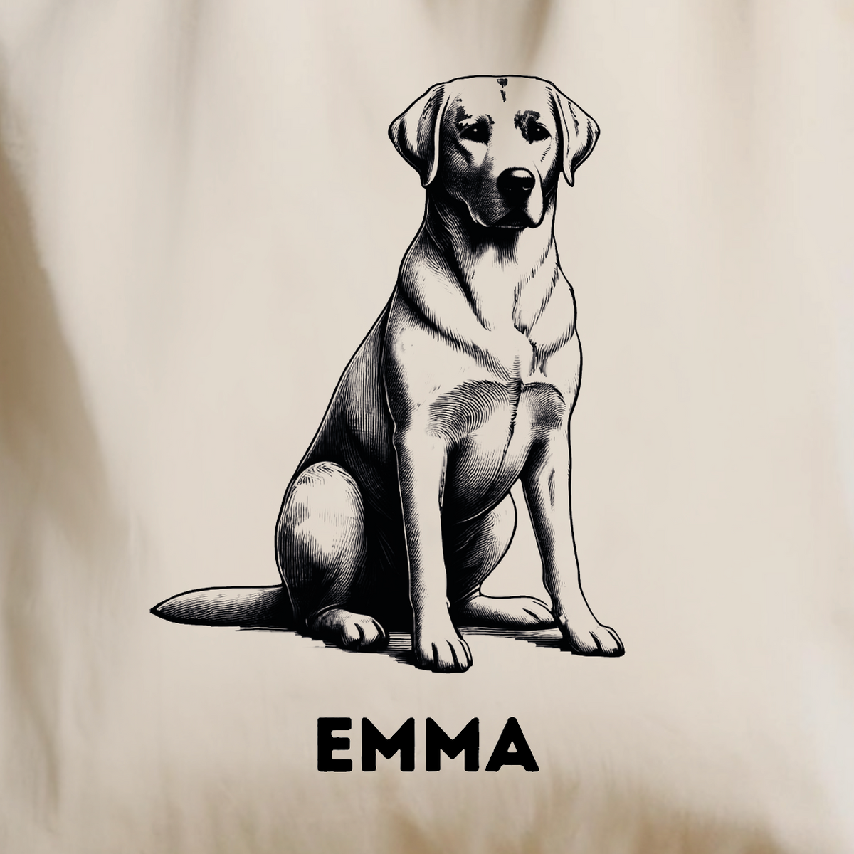 Tote Bag Lieblingshund Furry: personalisiert