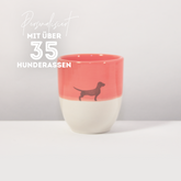 LIMITED EDITION Becher Lieblingshund Peach